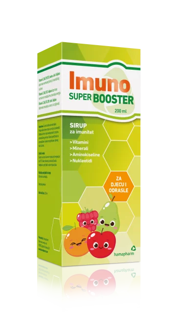 Hamapharm Imuno Super Booster sirup 200 ml, dodatak prehrani