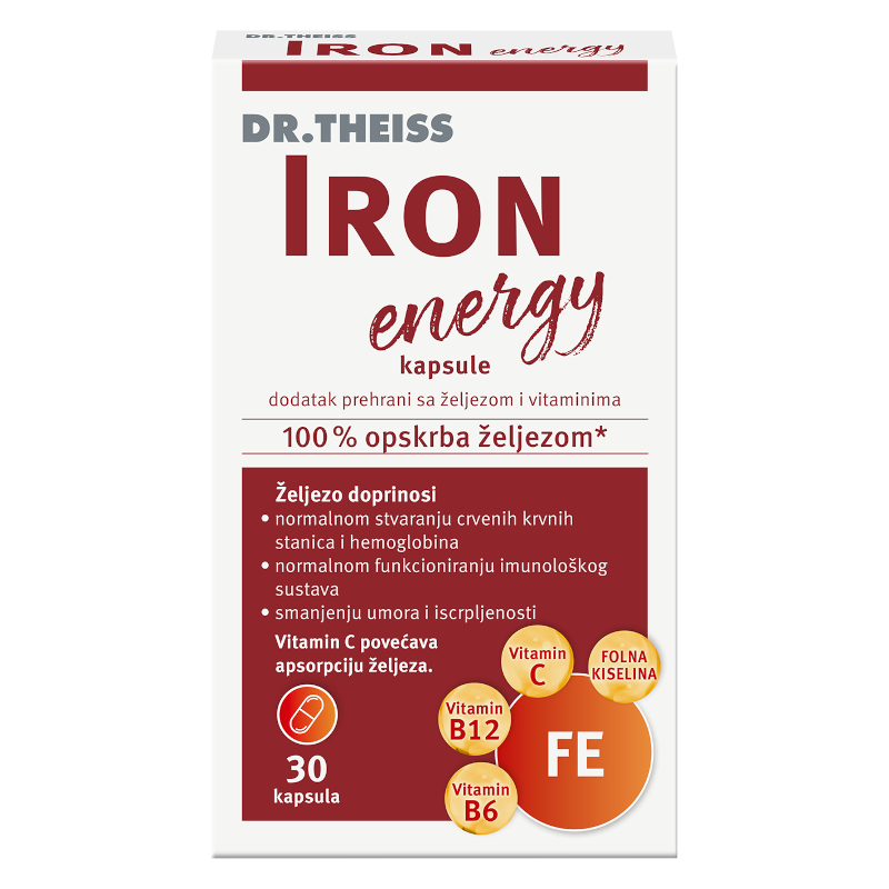 Dr. Theiss Iron energy 30 kapsula