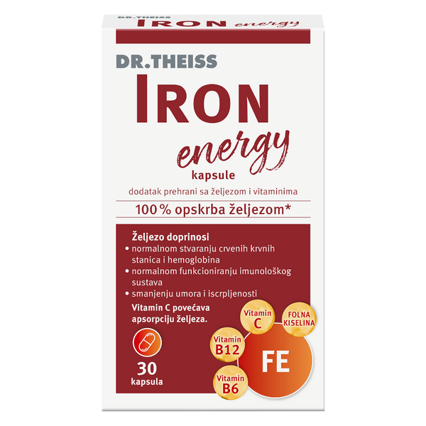 Dr. Theiss Iron energy 30 kapsula