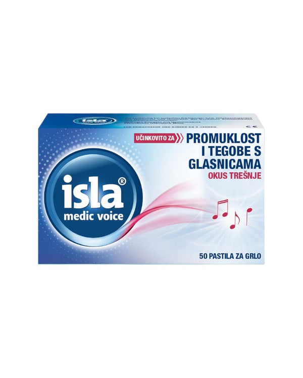 Isla Medic Acute Voice Trešnja 50 pastila, medicinski proizvod