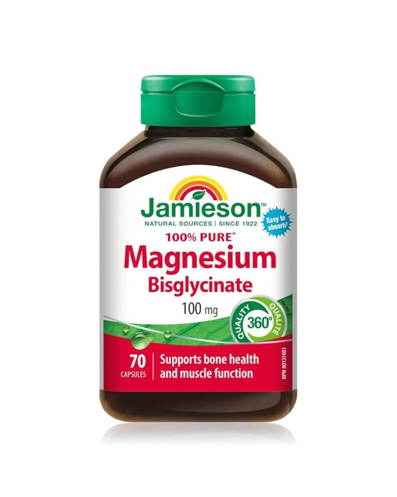 Jamieson Magnezij bisglicinat 100 mg 70 kapsula, dodatak prehrani
