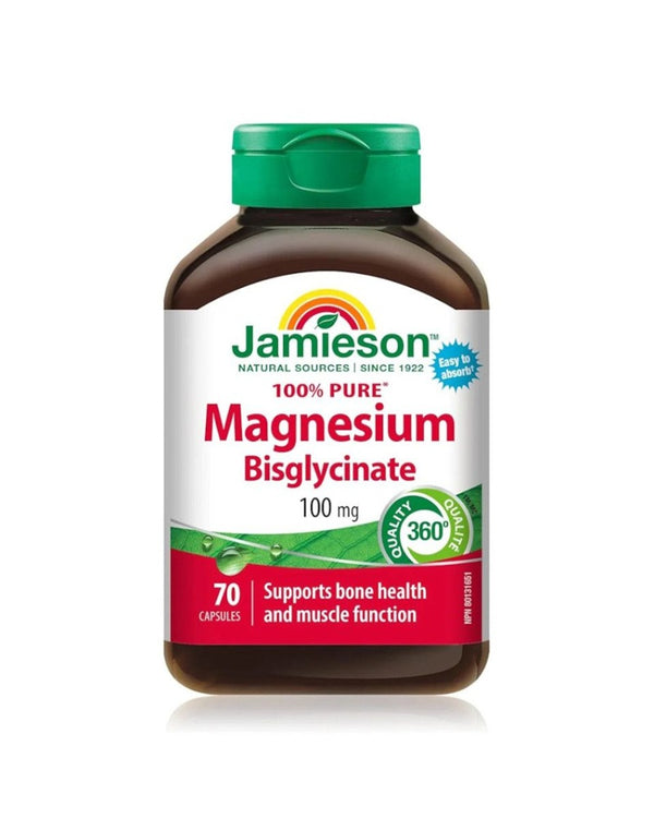 Jamieson Magnezij bisglicinat 100 mg 70 kapsula, dodatak prehrani
