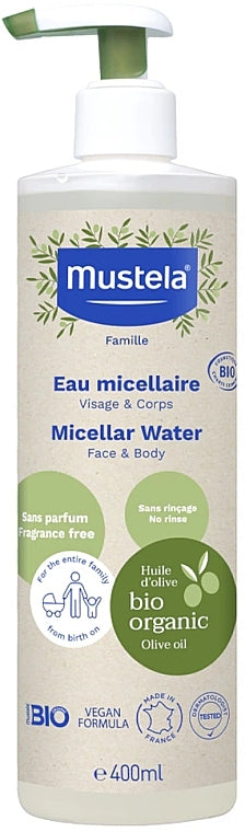 Mustela Bio micelarna voda za čišćenje 400 ml