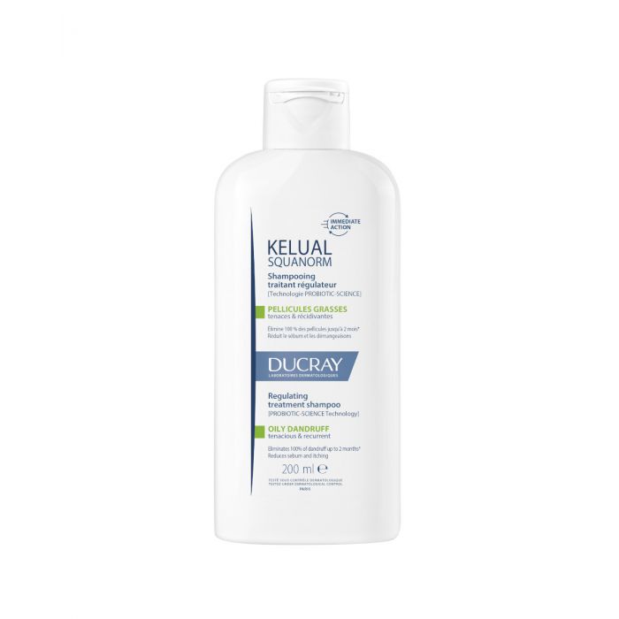 Ducray Kelual Squanorm regulirajući tretman šampon protiv masne prhuti 200 ml