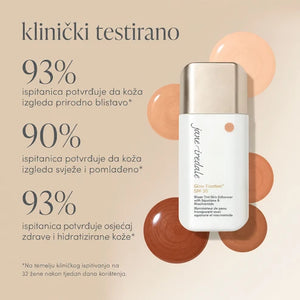 Jane Iredale Glow Fixation Sheer Tint SPF30 tonirani fluid nijansa 4- Medium to Medium Dark