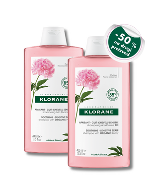 Klorane šampon s božurom duo 400 ml