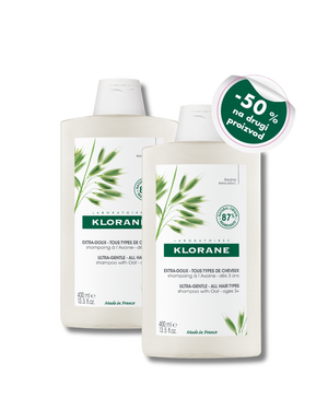 Klorane šampon sa zobi 400 ml DUO