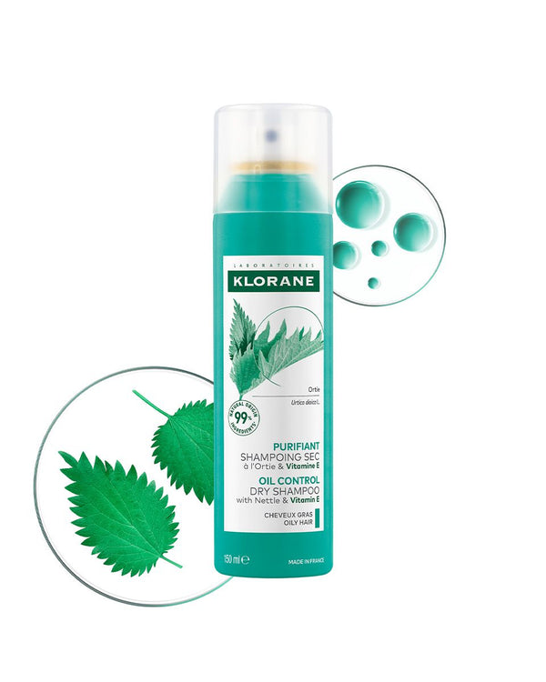 Klorane suhi šampon s koprivom i vitaminom E 150 ml