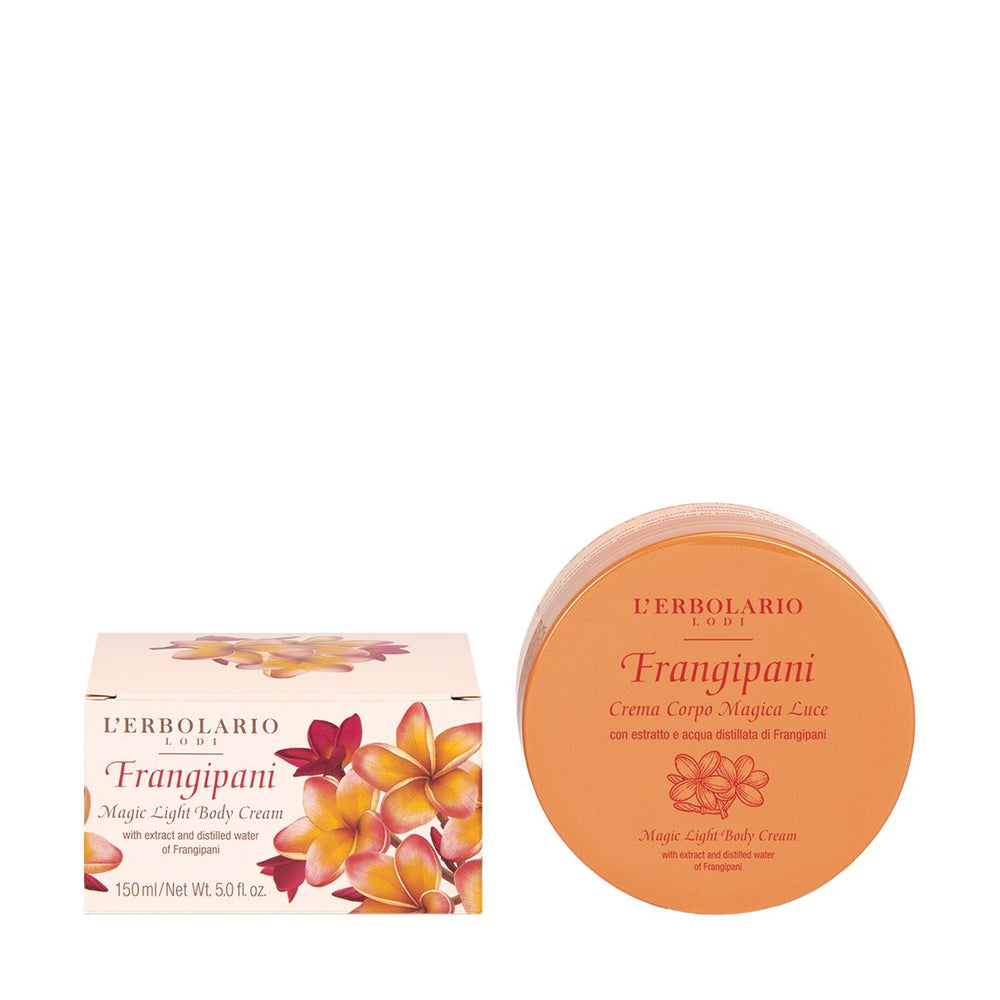 L'erbolario Frangipani svjetlucava krema za tijelo 150 ml