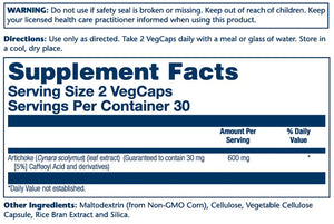 Solaray Artichoke Extract 60 kapsula