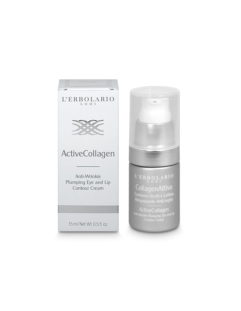 L'Erbolario ActiveCollagen krema za područje oko očiju i usana 15 ml