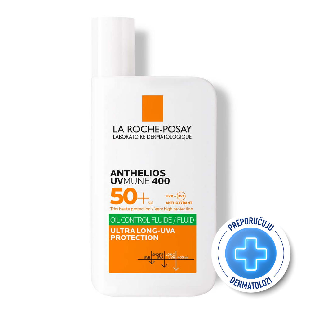 La Roche-Posay Anthelios UVMune 400 Oil Control Fluid za masnu kožu SPF50+ 50 ml