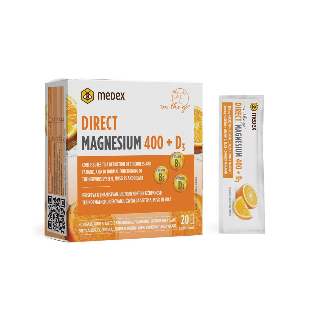 Medex Magnezij Direkt 400+D3 20 vrećica
