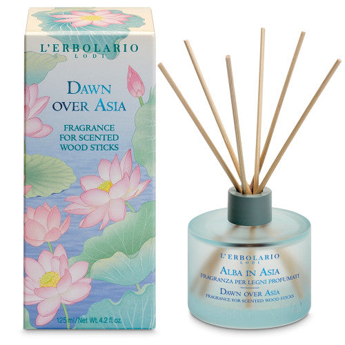 L'Erbolario Alba in Asia Miris za prostor s drvenim štapićima 125 ml