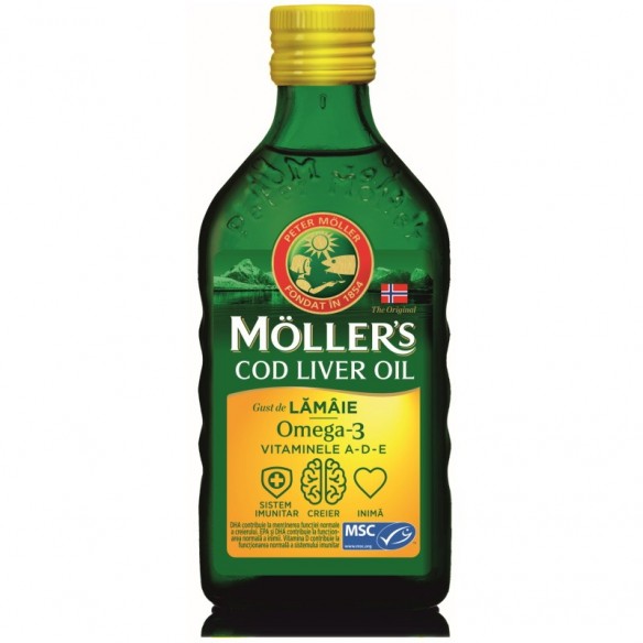 Mollers Omega 3 ulje- Limun 250 ml