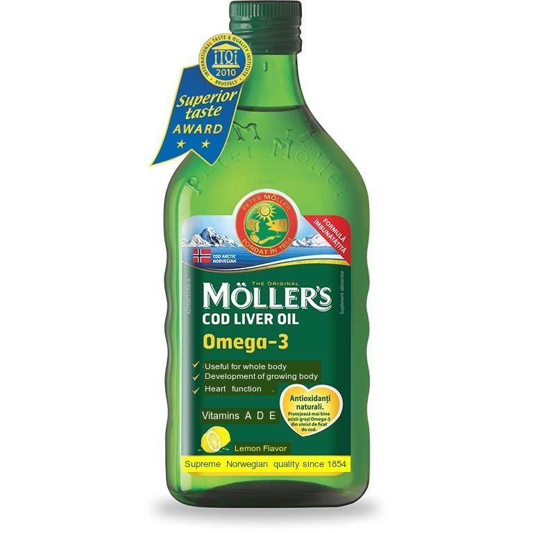 Mollers Omega 3 ulje- Limun 250 ml
