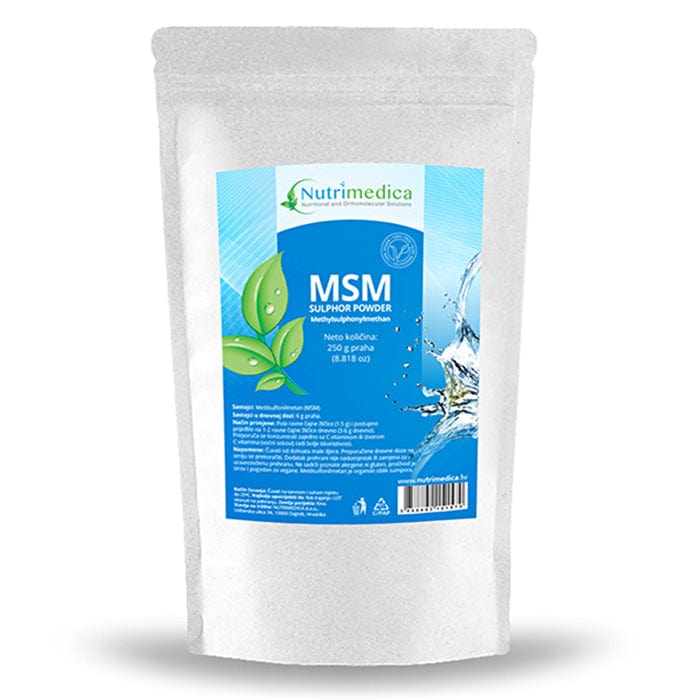 Nutrimedica MSM u prahu 250 g, dodatak prehrani