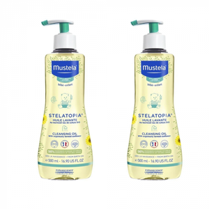 Mustela STELATOPIA® Mliječno ulje za kupanje 500 ml 1+1 GRATIS