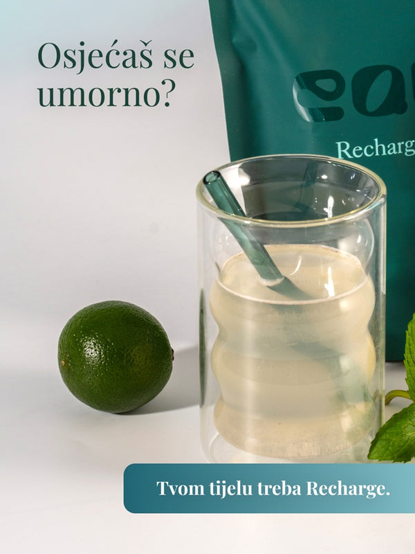 EQUA RECHARGE Tonic okus limeta i menta 20 vrećica, dodatak prehrani