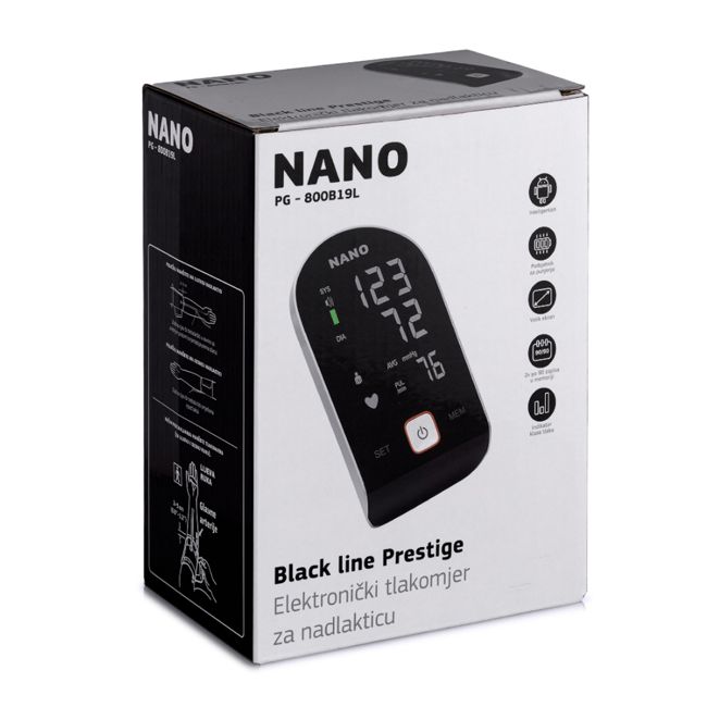 NANO Black Line Prestige tlakomjer za nadlakticu + adapter