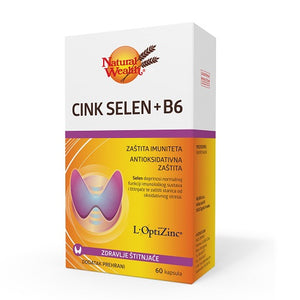 Natural Wealth Cink, Selen + B6 60 kapsula