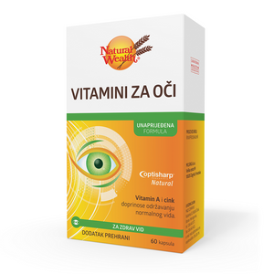 Natural Wealth Vitamini za oči 60 kapsula, dodatak prehrani
