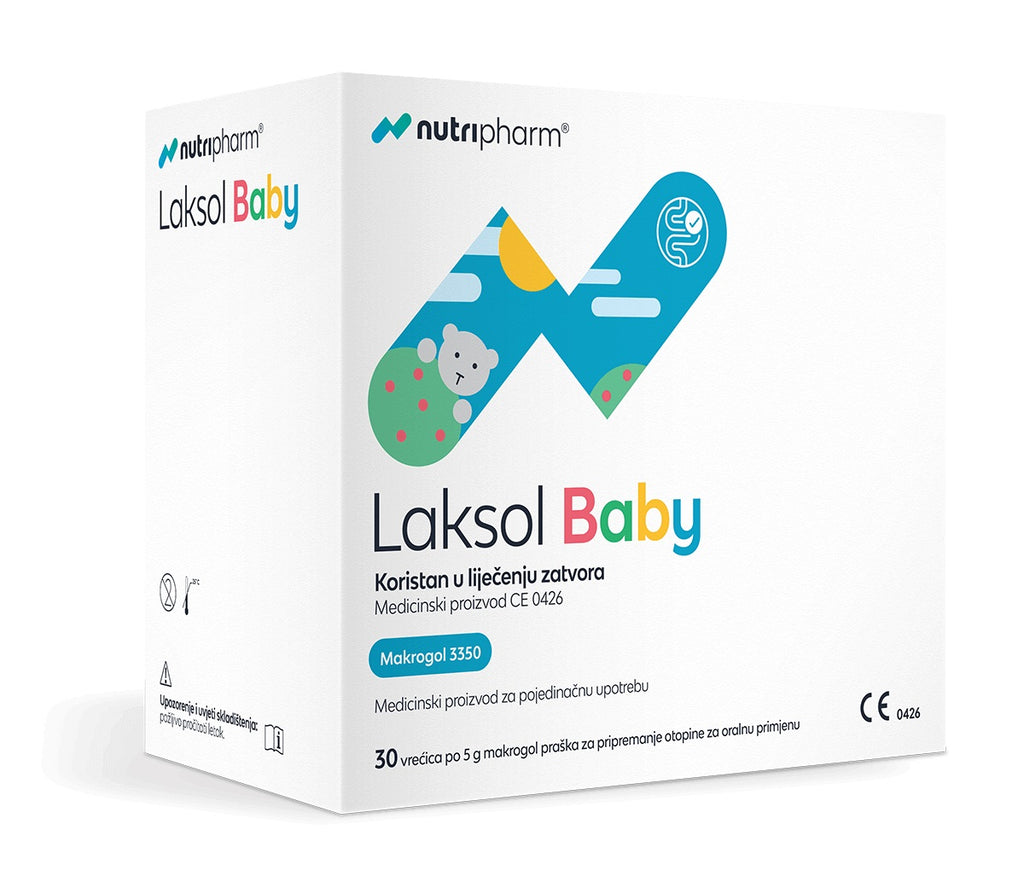 Nutripharm Laksol Baby vrećice 30 komada