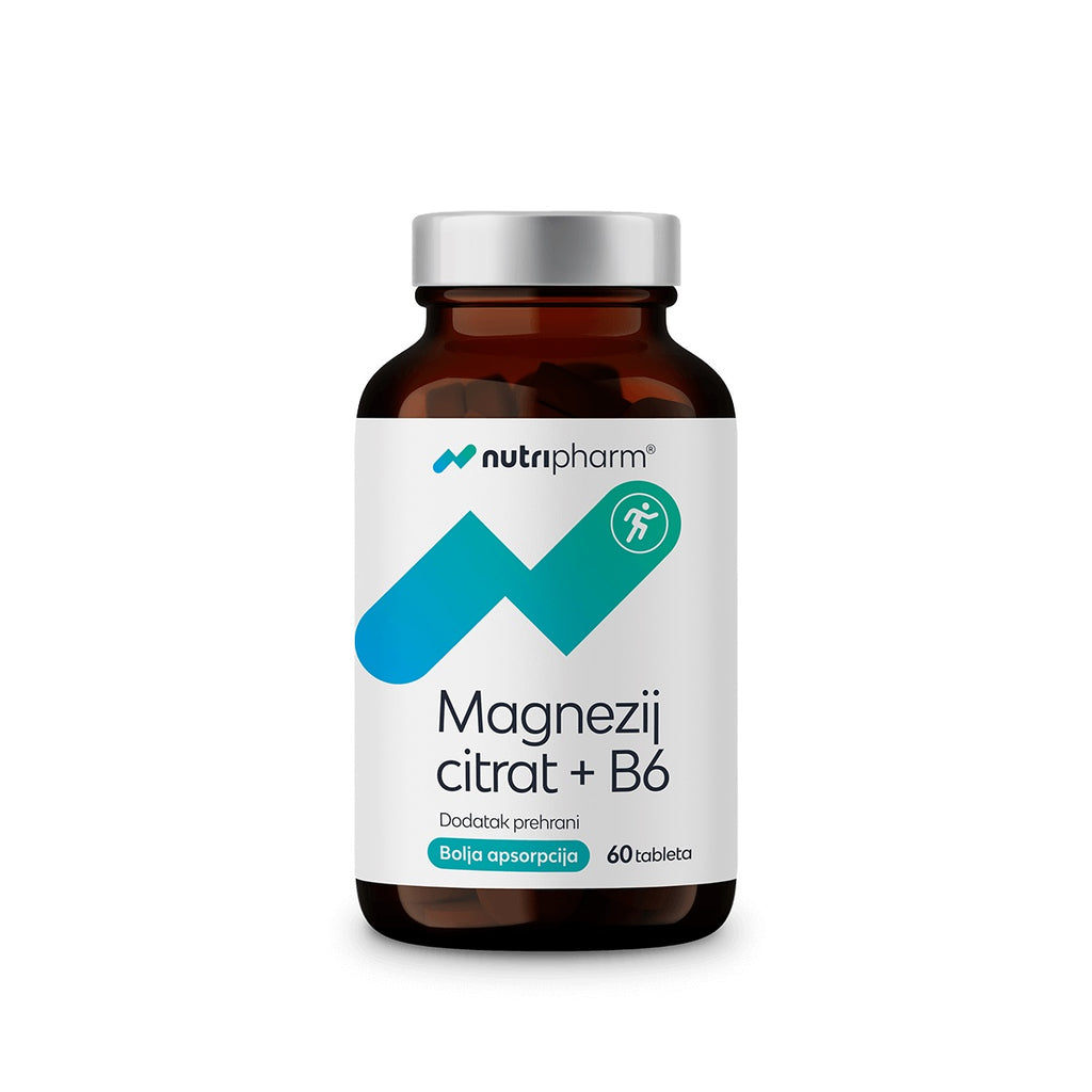 Nutripharm Magnezij citrat + B6 60 tableta