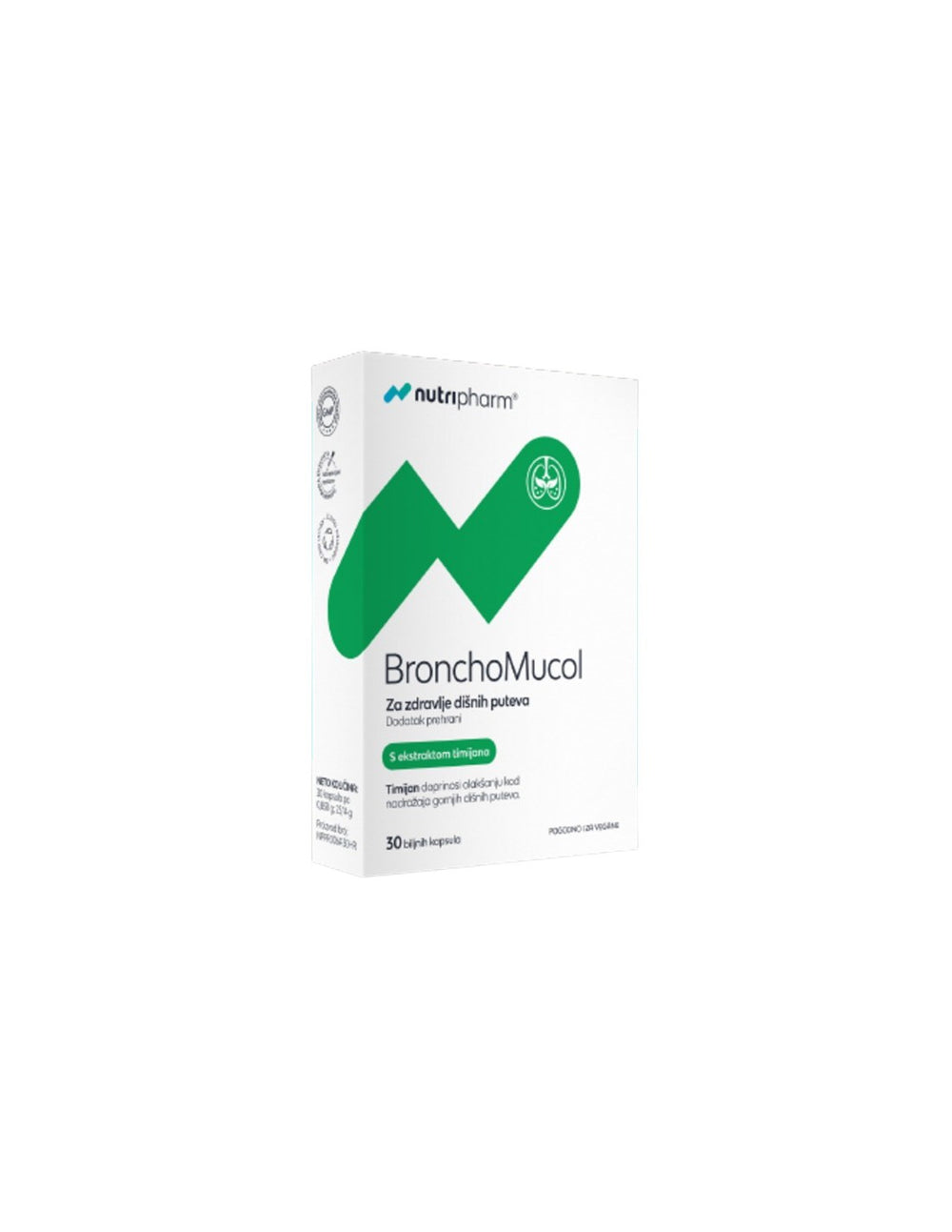 Nutripharm Bronchomucol 30 kapsula