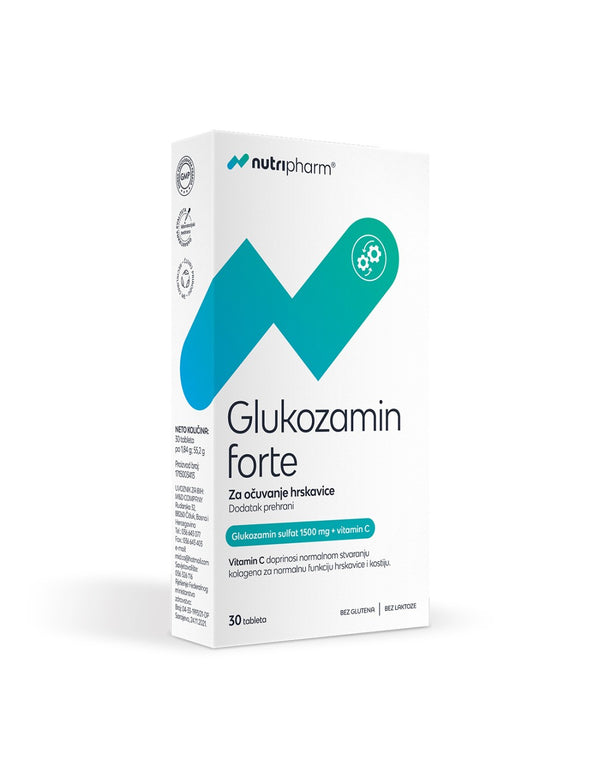 Nutripharm Glukozamin forte 1500 mg 30 tableta