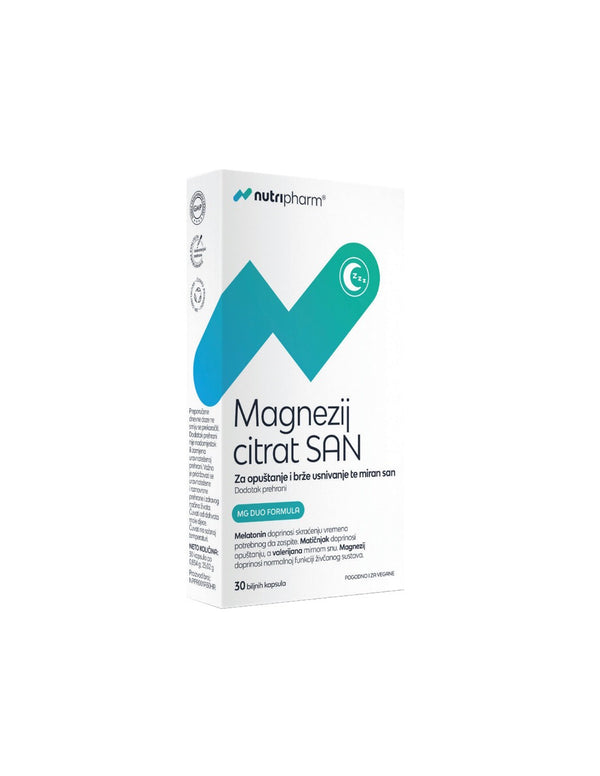 Nutripharm Magnezij citrat san 30 kapsula