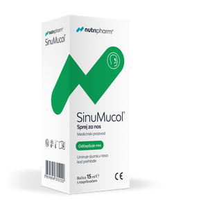 Nutripharm Sinumucol sprej za nos, 15 ml, medicinski proizvod