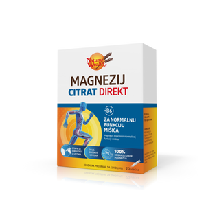 Natural Wealth Magnezij Citrat direkt + B6 20 vrećica, dodatak prehrani