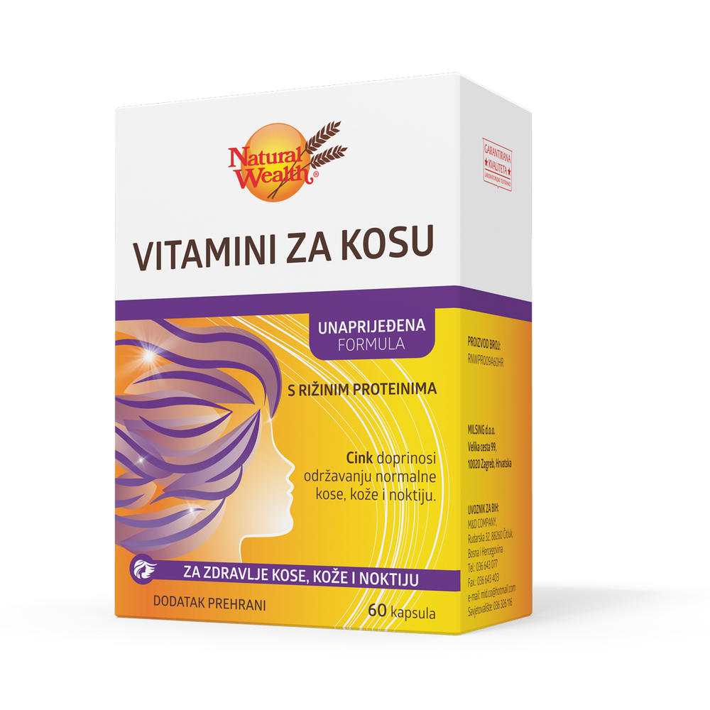 Natural Wealth Vitamini za kosu 60 tableta