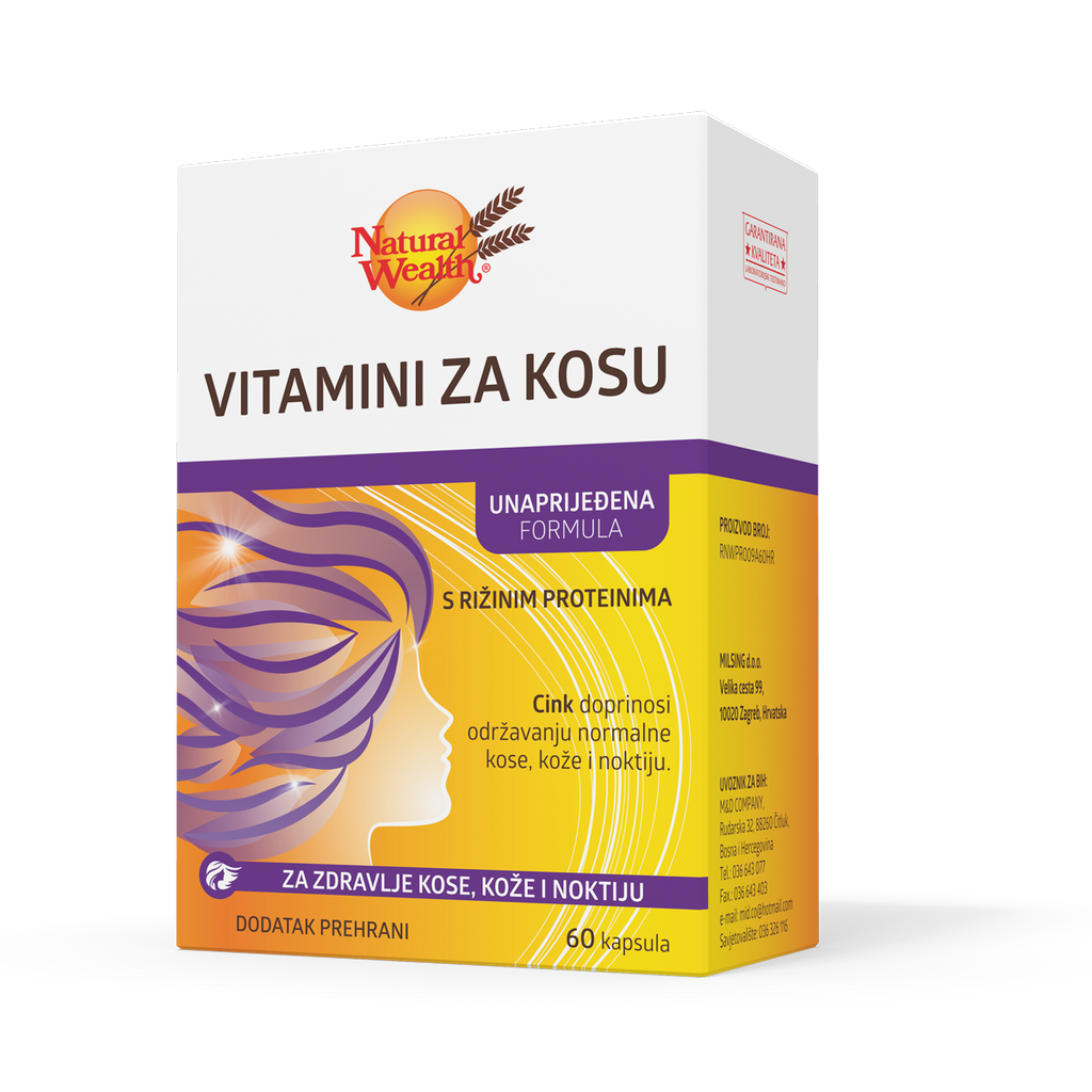 Natural Wealth Vitamini za kosu 60 tableta