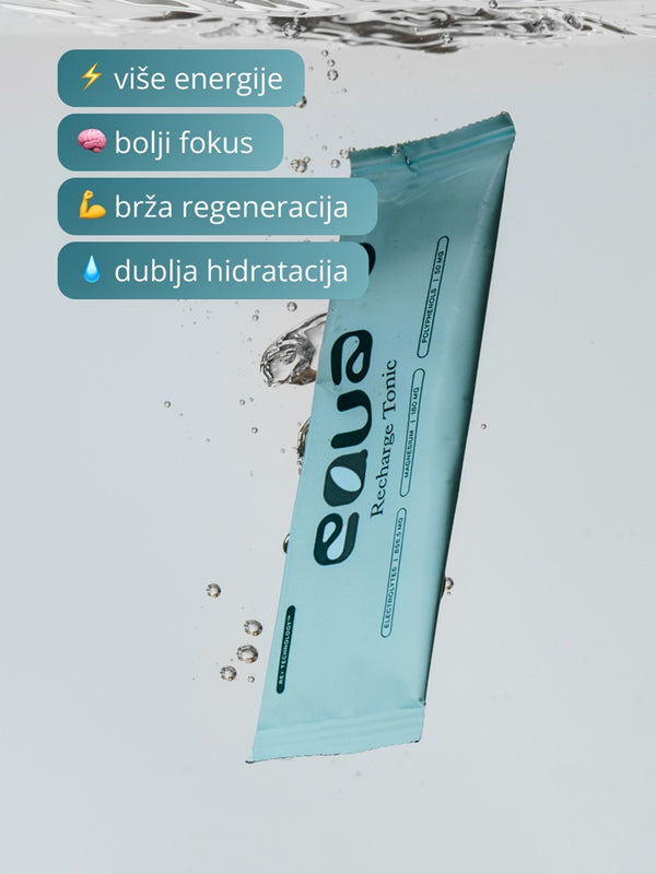 EQUA RECHARGE Tonic okus limeta i menta 20 vrećica, dodatak prehrani