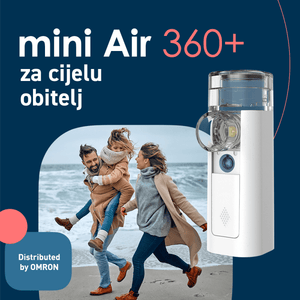 Omron inhalator Mini air 360+