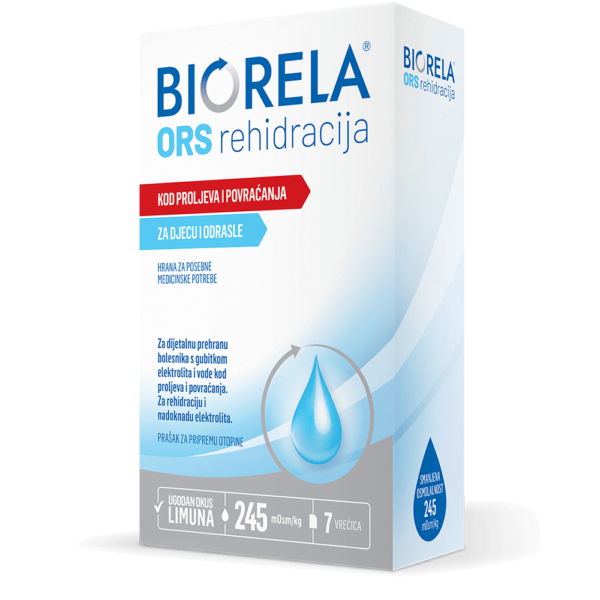 Biorela ORS 7 vrećica, dodatak prehrani
