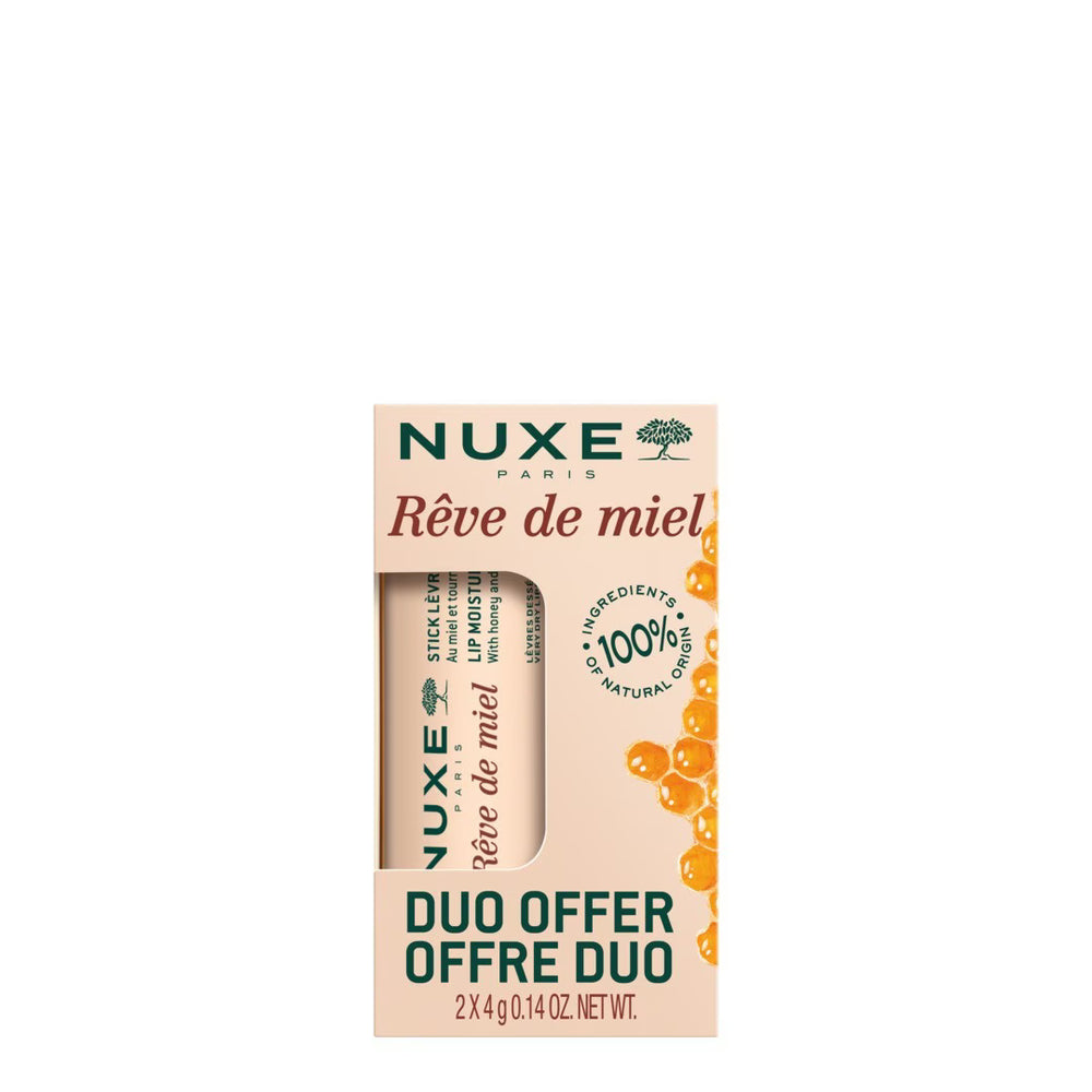 Nuxe Reve De Miel Hidratantni balzam za usne u stiku 2x4 g