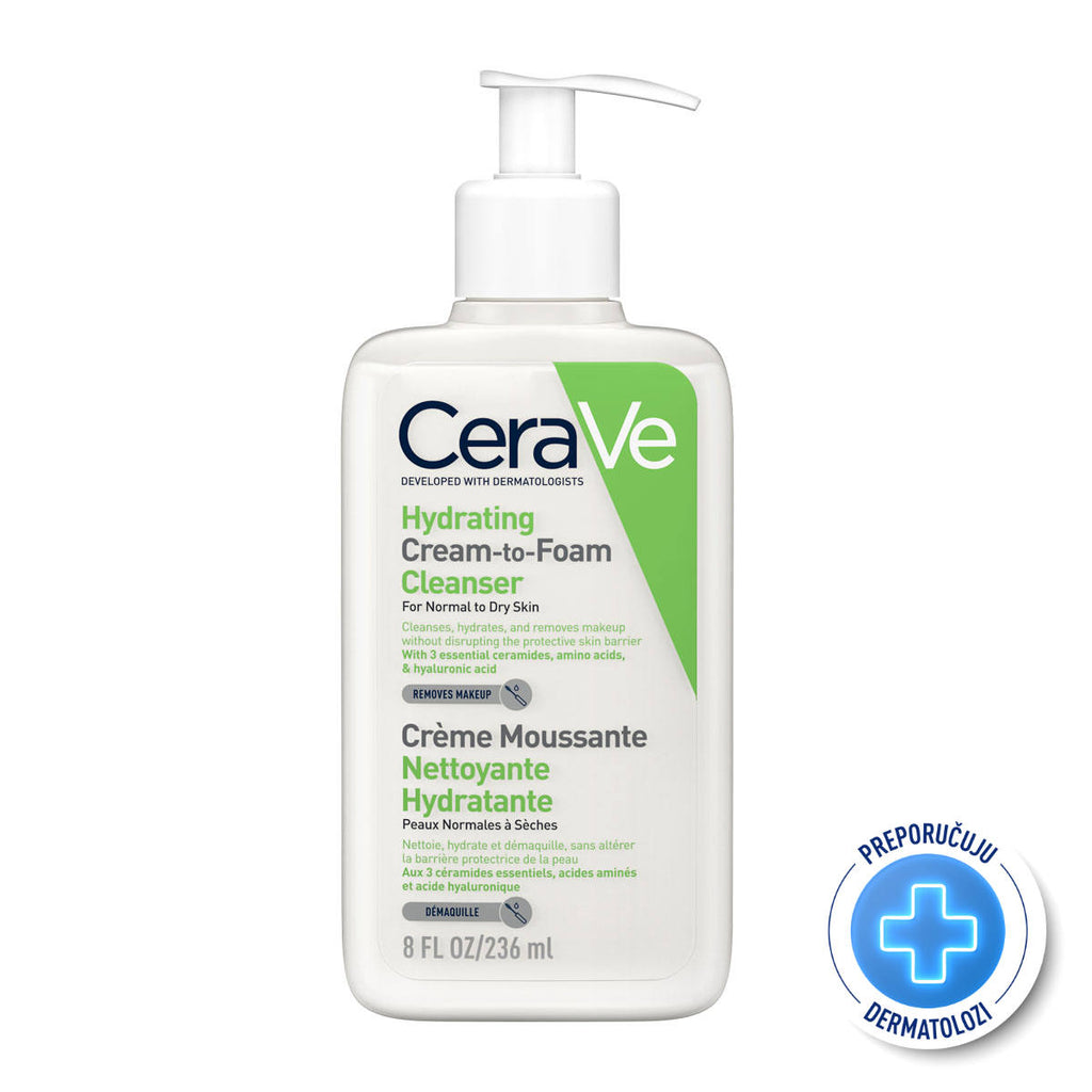 CeraVe Hidratantna kremasto-pjenušava emulzija za čišćenje 236 ml