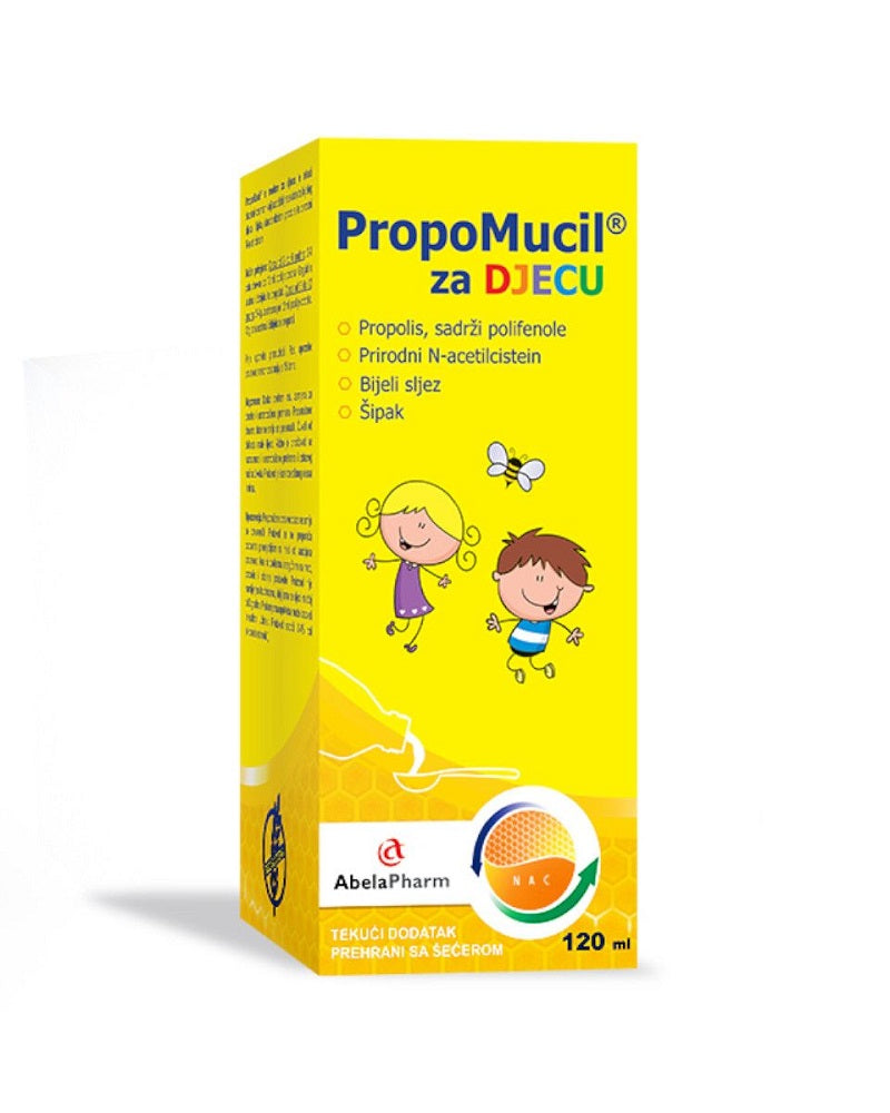 Abela Pharm PropoMucil s medom za djecu 120 ml, dodatak prehrani