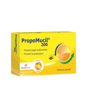 Abela Pharm PropoMucil prašak 200 mg, 10 vrećica, dodatak prehrani