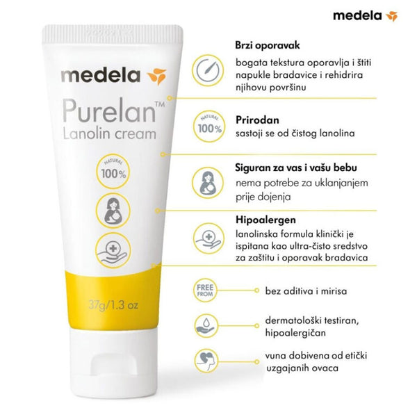 Medela Purelan krema za bradavice 37 g