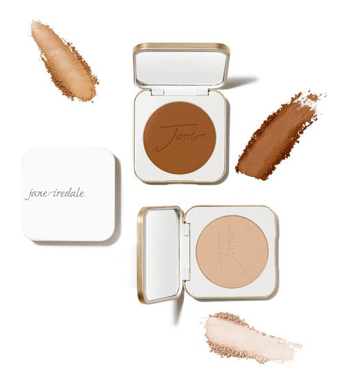 Jane Iredale Refillable Compact kutijica za pudere i bronzere-BIJELA