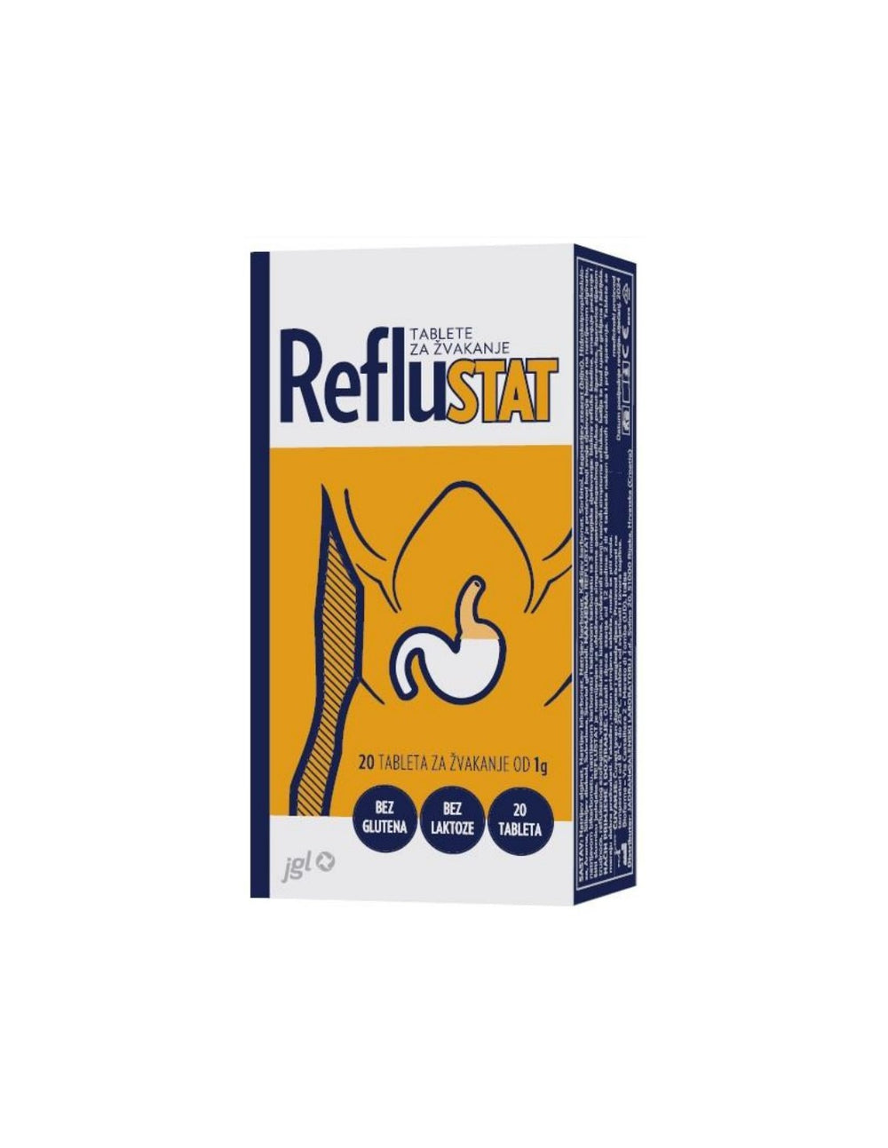 Reflustat za žvakanje 20 tableta