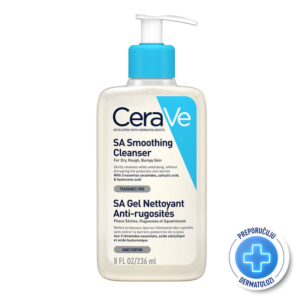 CeraVe SA gel za čišćenje suhe i grube kože 236 ml
