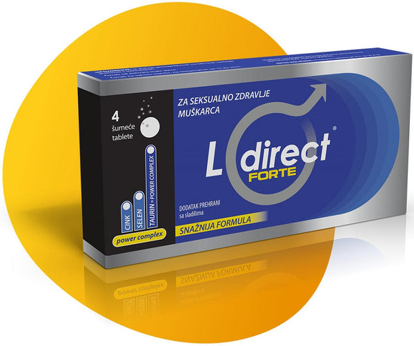 L-direct forte 4 šumeće tablete, dodatak prehrani