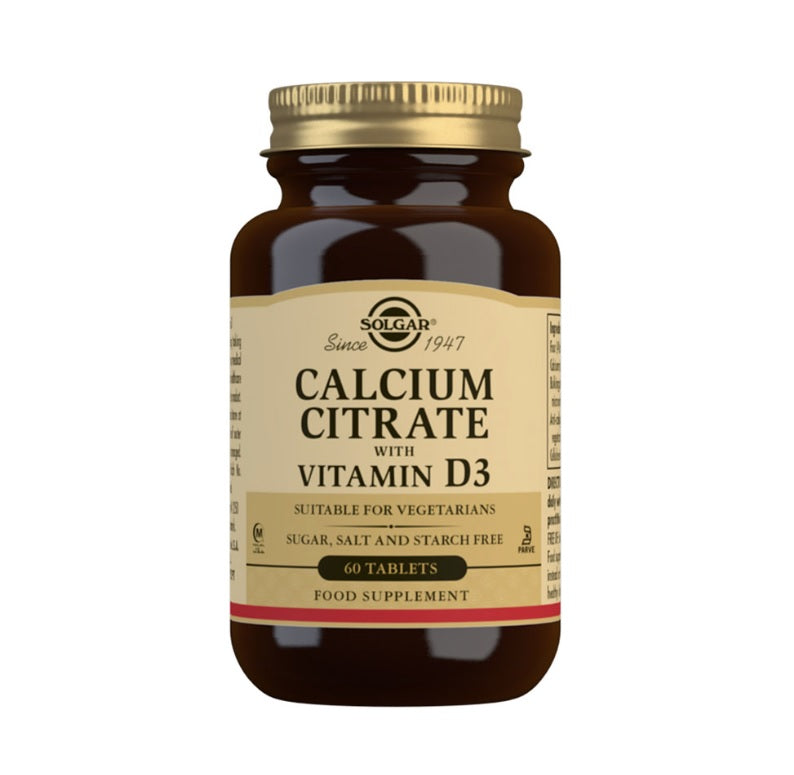 Solgar Calcium Citrat + Vitamin D3 60 tableta