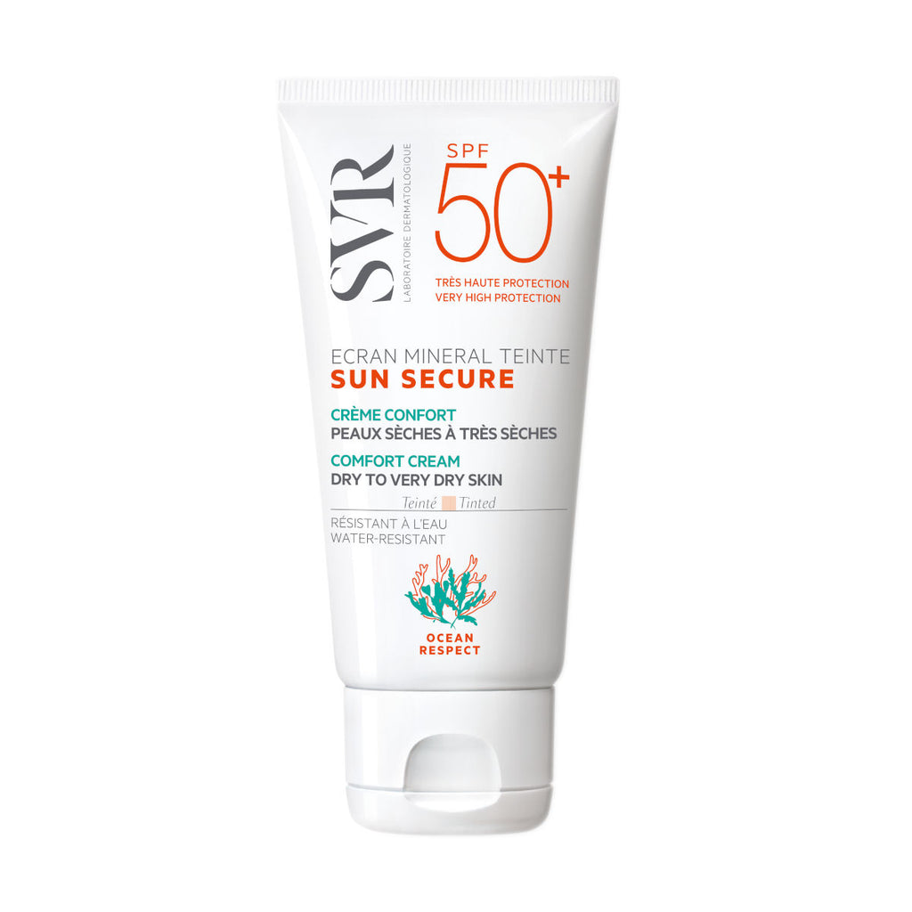 SVR Sun Secure Ecran Mineralna krema u boji za lice suha koža SPF50+ 50 ml (ROK:30.03.2024.)