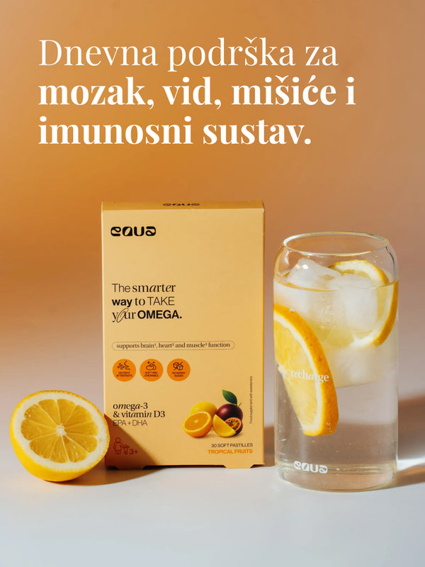 EQUA Omega-3 pastile 30 komada, dodatak prehrani